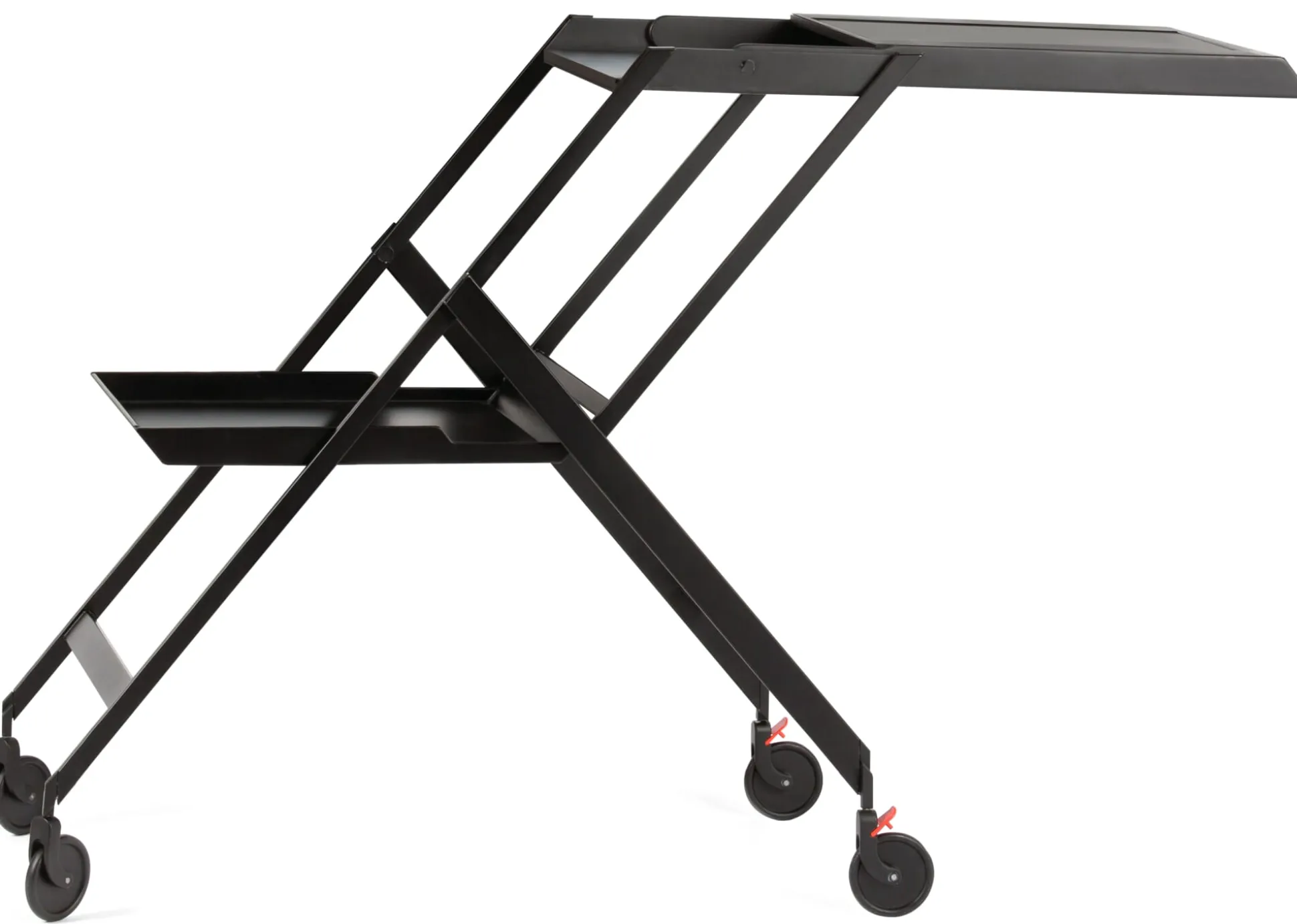 Arbeits- und Serviertisch Plico, rollbar