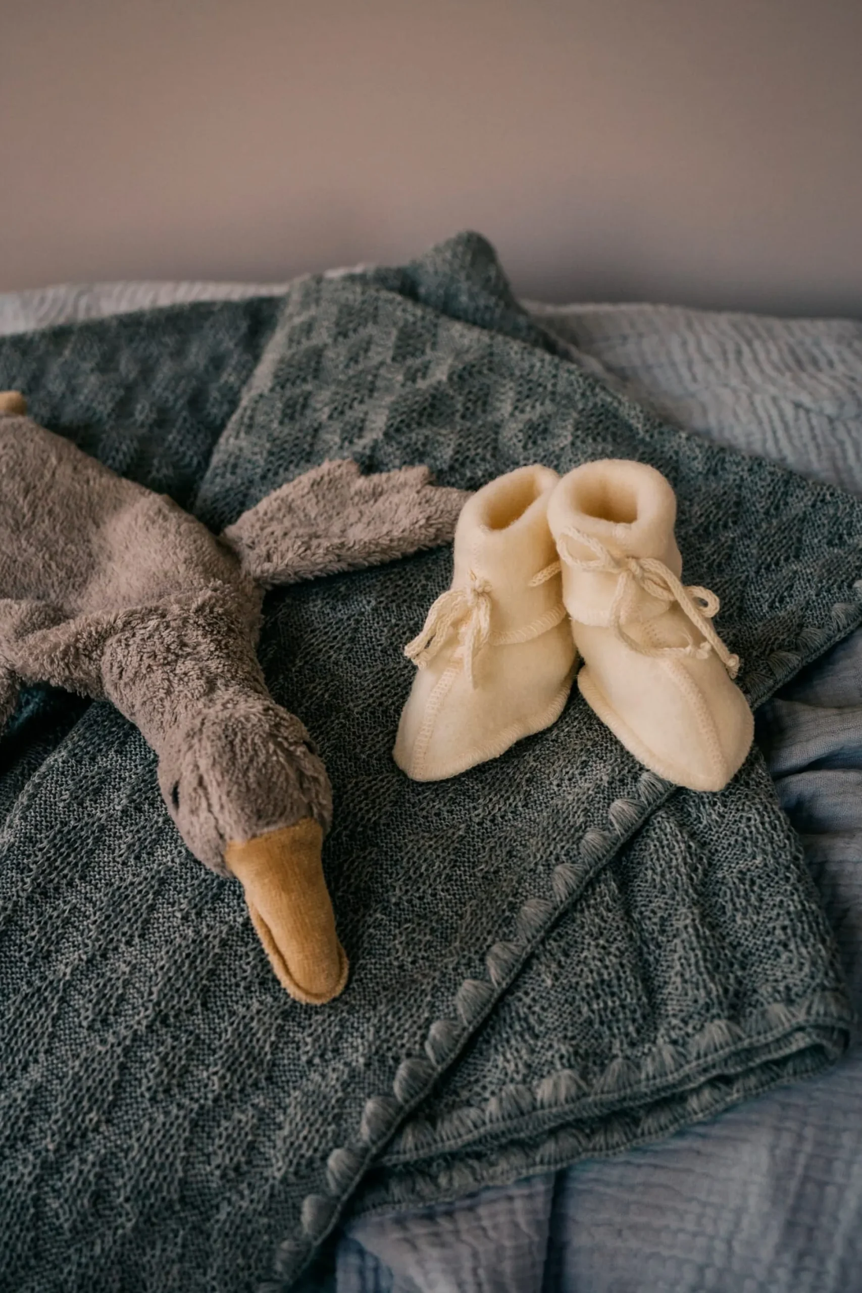 Babyschuhe Merinofleece