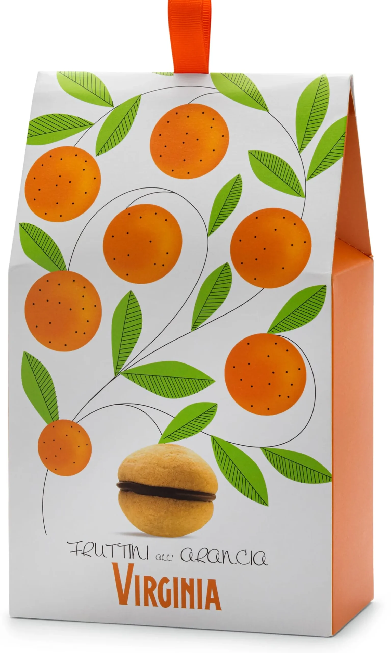 Baci di Dama Orangenkekse mit Schokolade