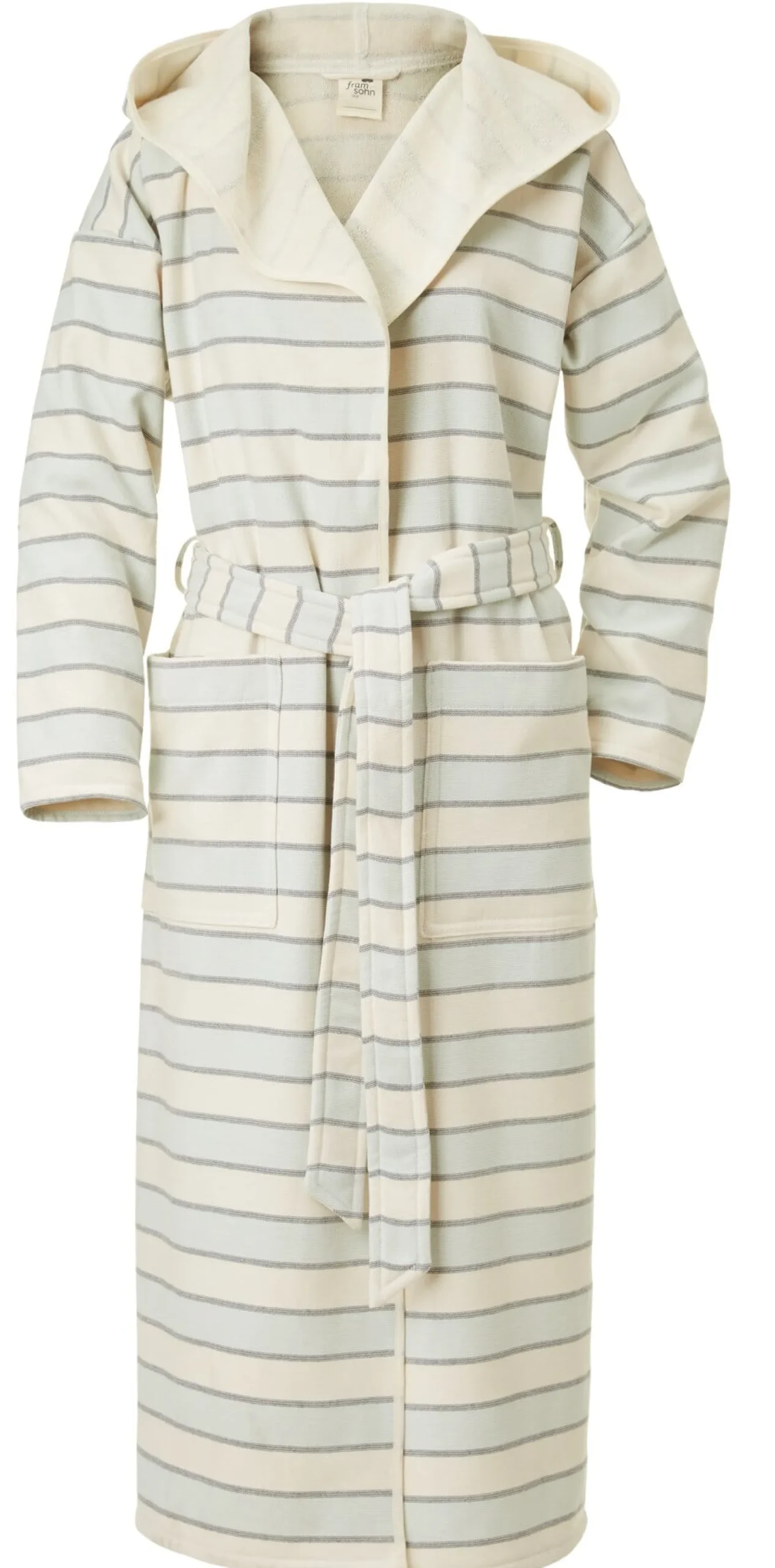 Bademantel farbig gestreift Unisex