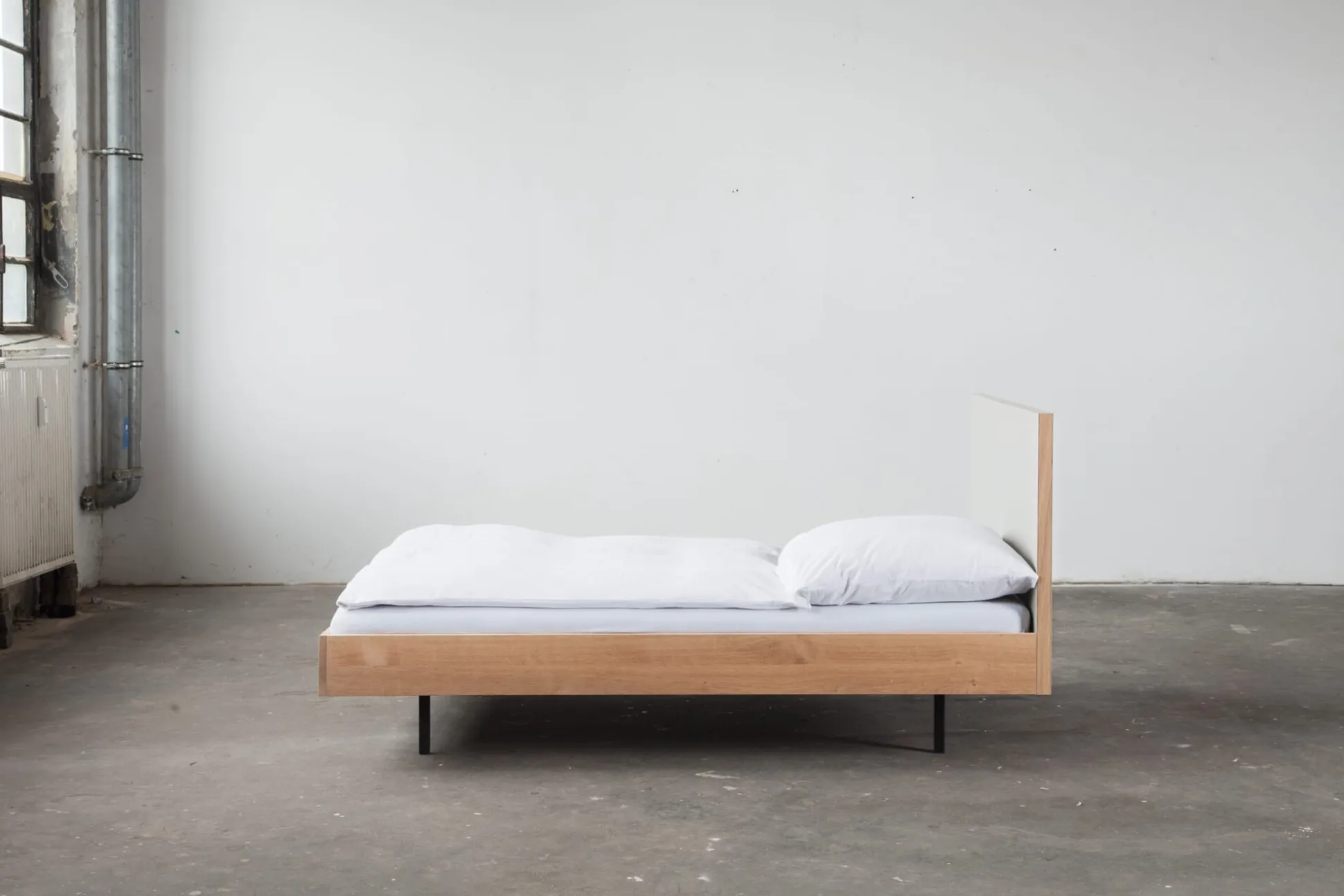 Bett Unidorm Grau