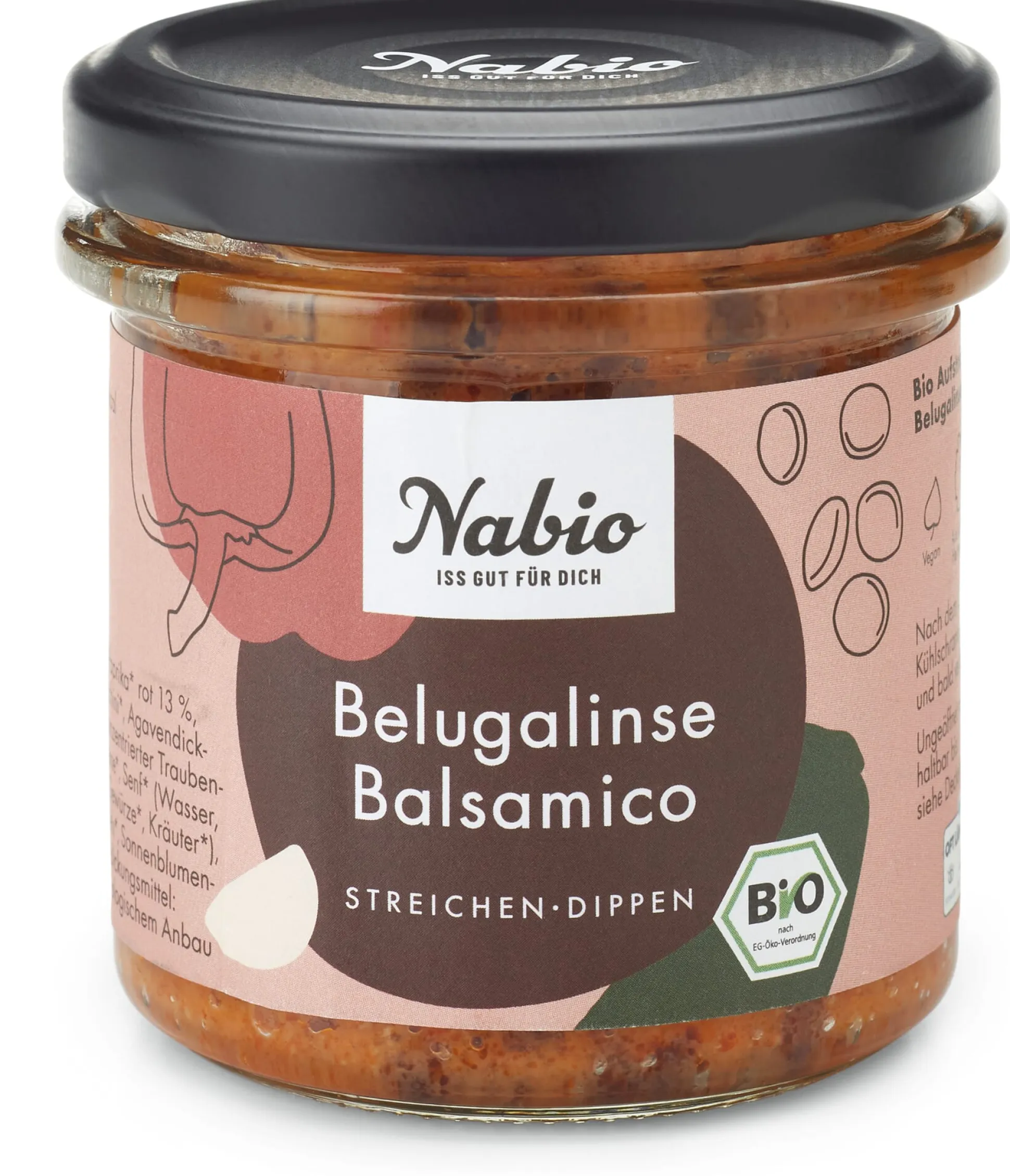 Bio-Aufstrich Belugalinse Balsamico