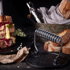 Brat- und Grillgut-Presse Gusseisen