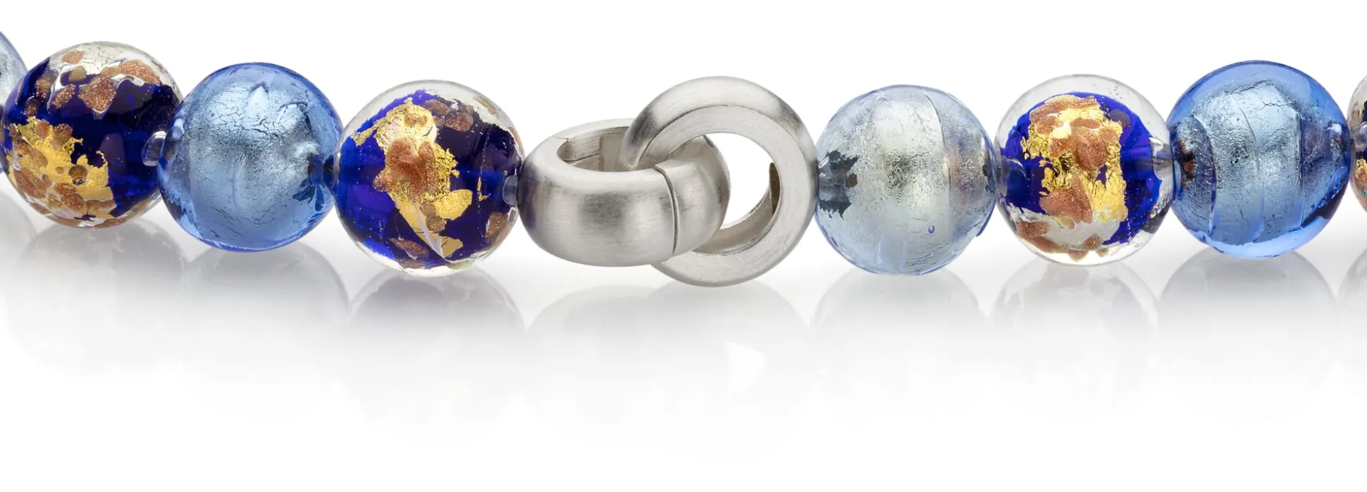 Collier Muranoglas Kobalt