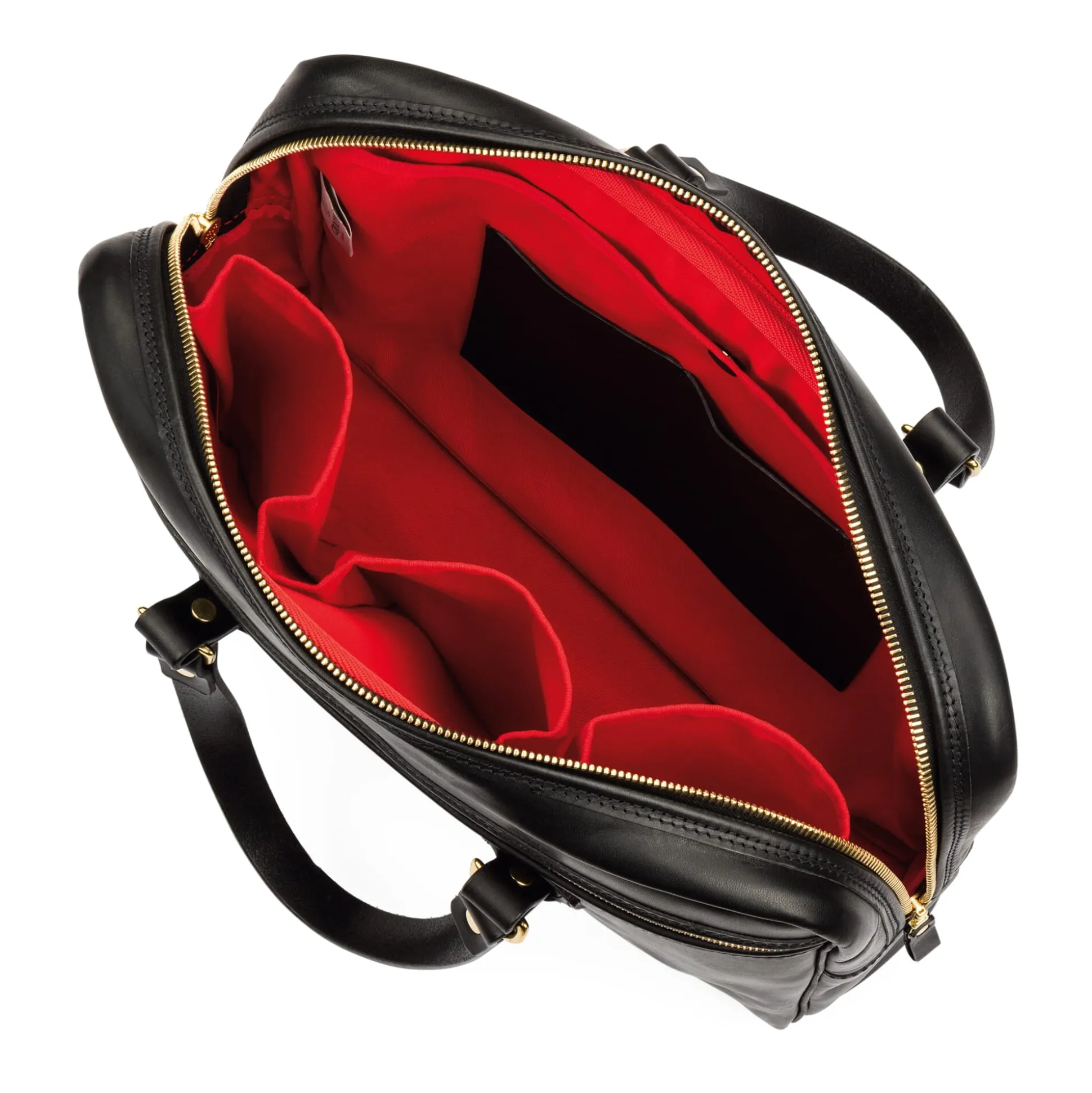 Croots Leder-Laptop-Tasche