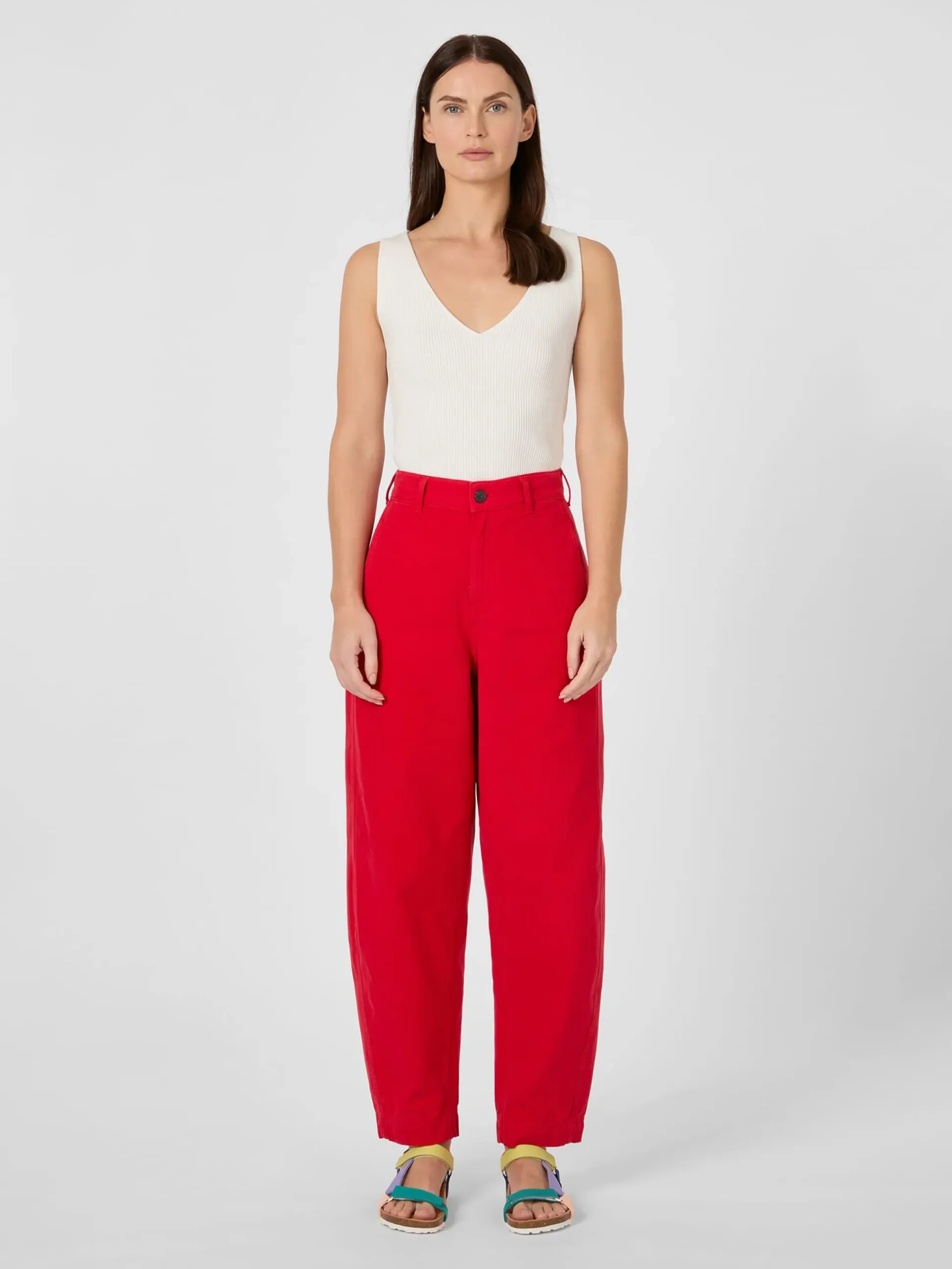 Damen-Barrel-Pants Canvas