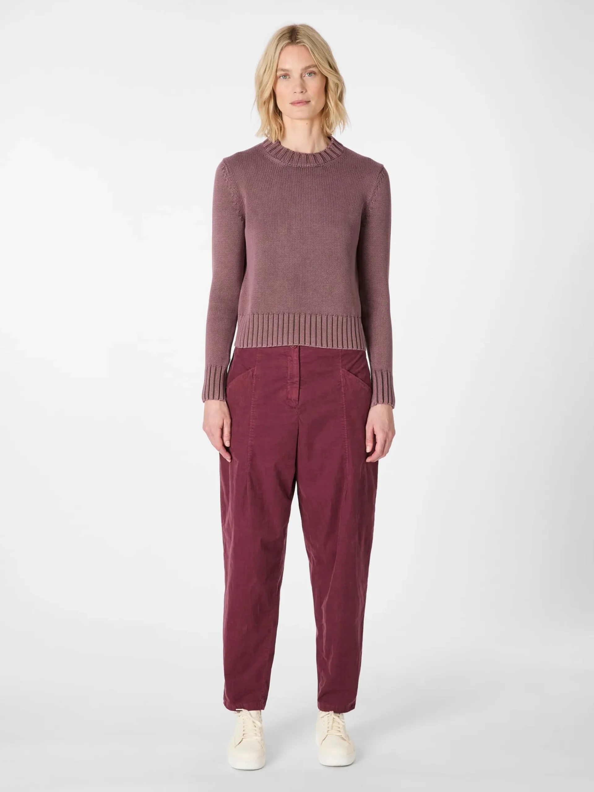 Damen-Baumwollpullover
