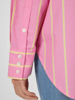 Damenbluse gestreift