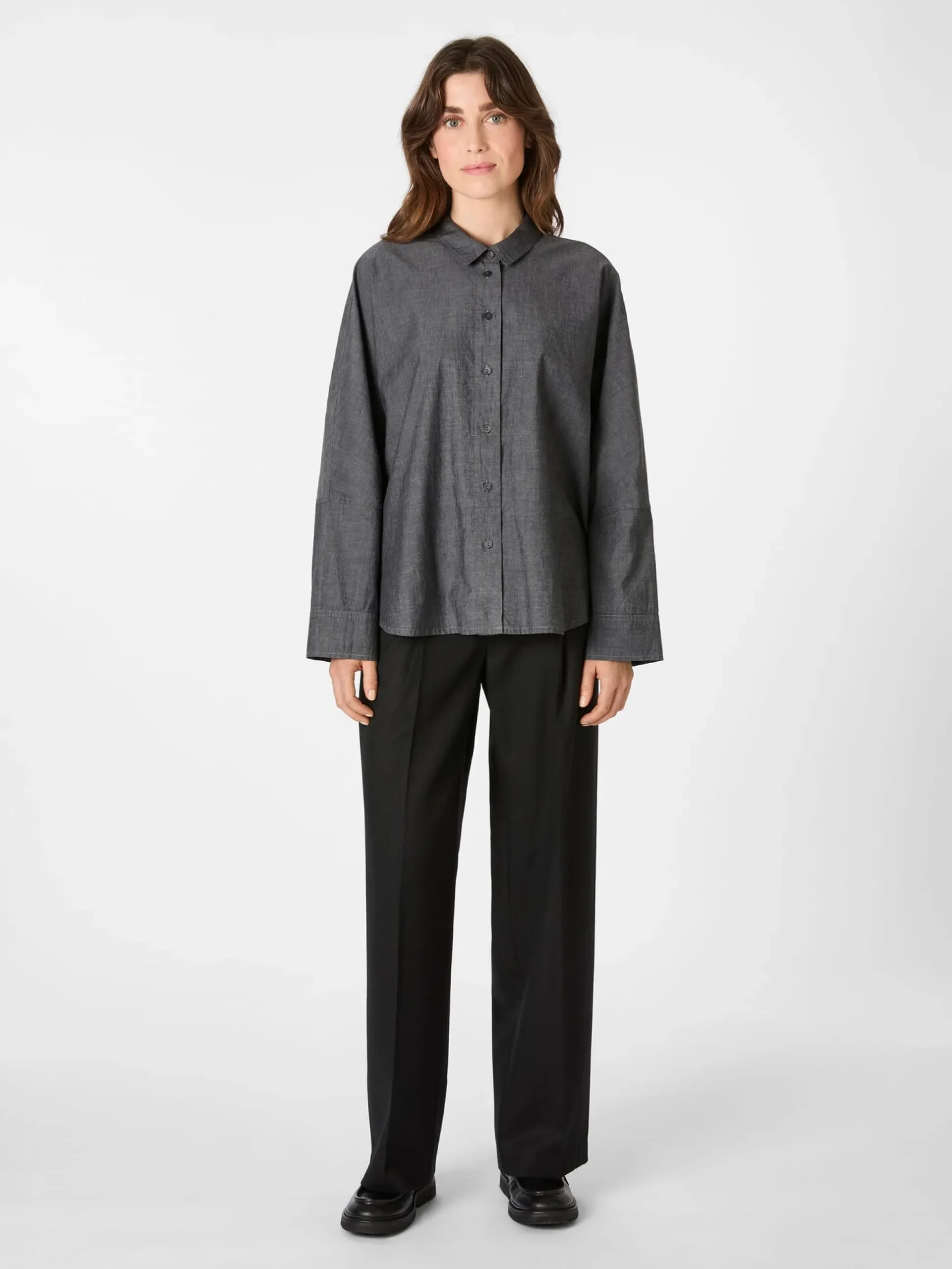 Damen-Bluse meliert