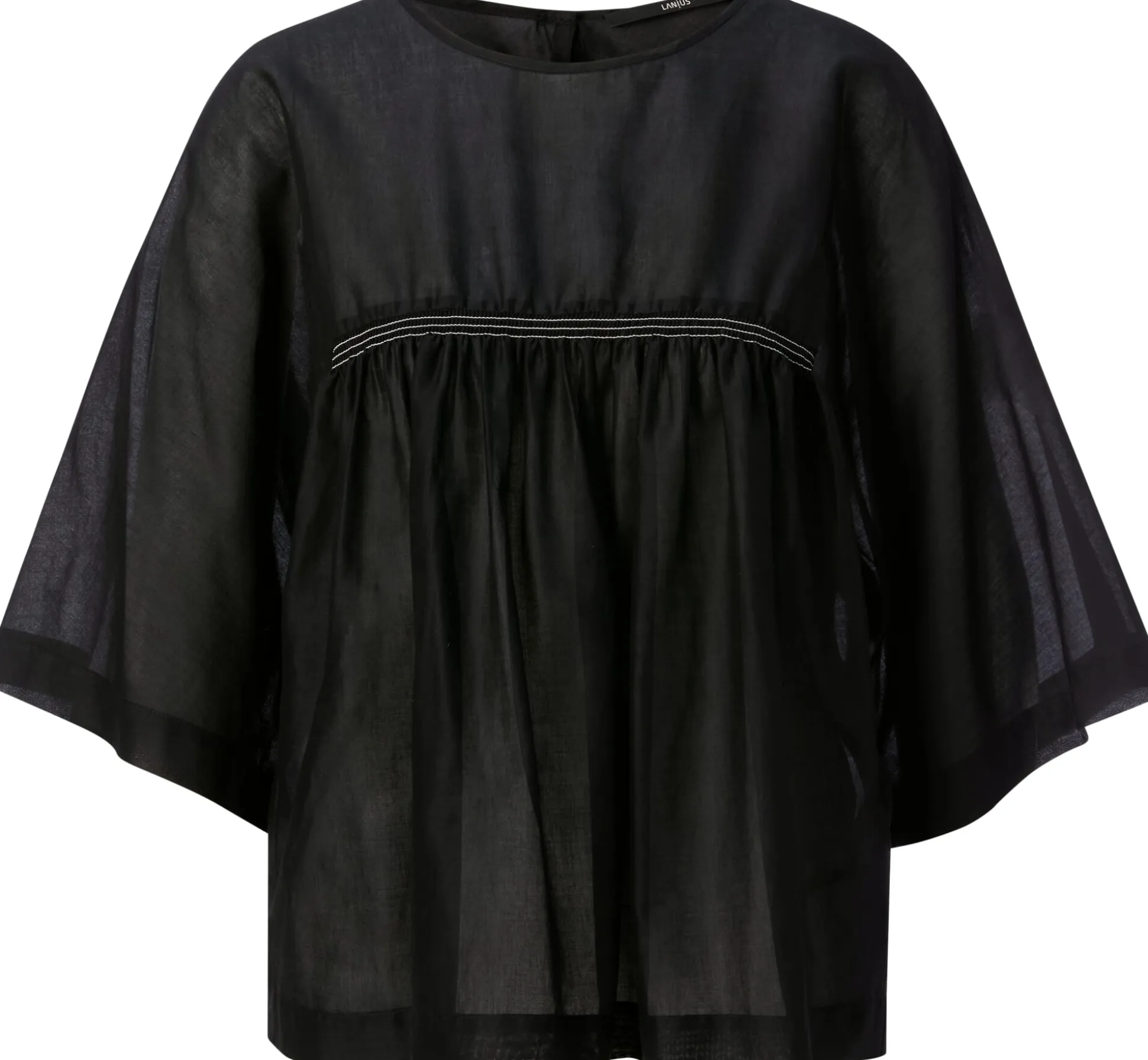 Damenbluse mit Kräuseln