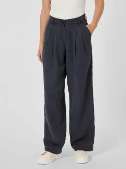 Damen-Bundfaltenhose Lyocell