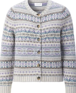 Damen-Cardigan gemustert