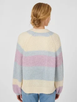 Damen-Cardigan Streifen
