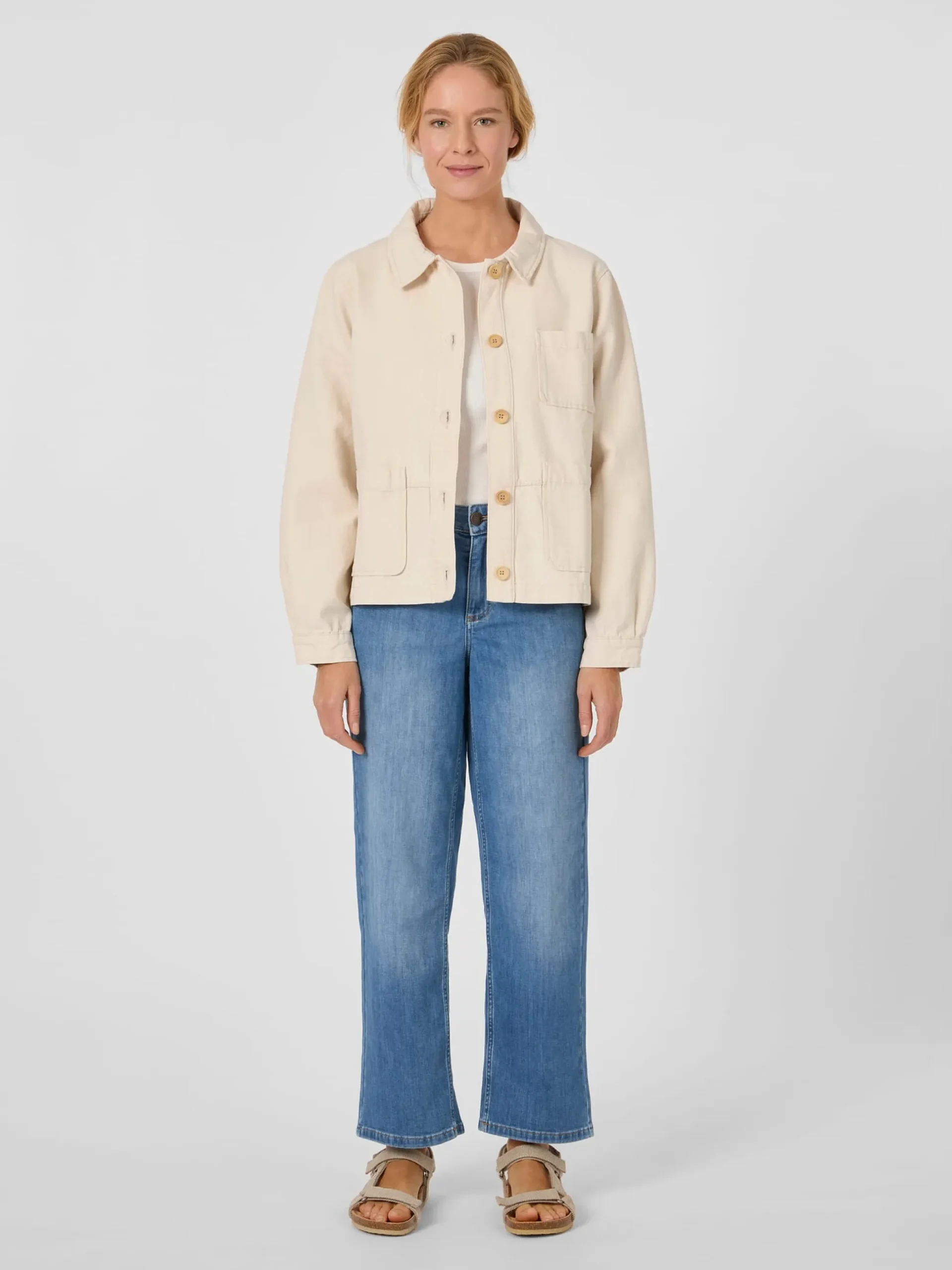Damen-Fischerjacke Baumwolle