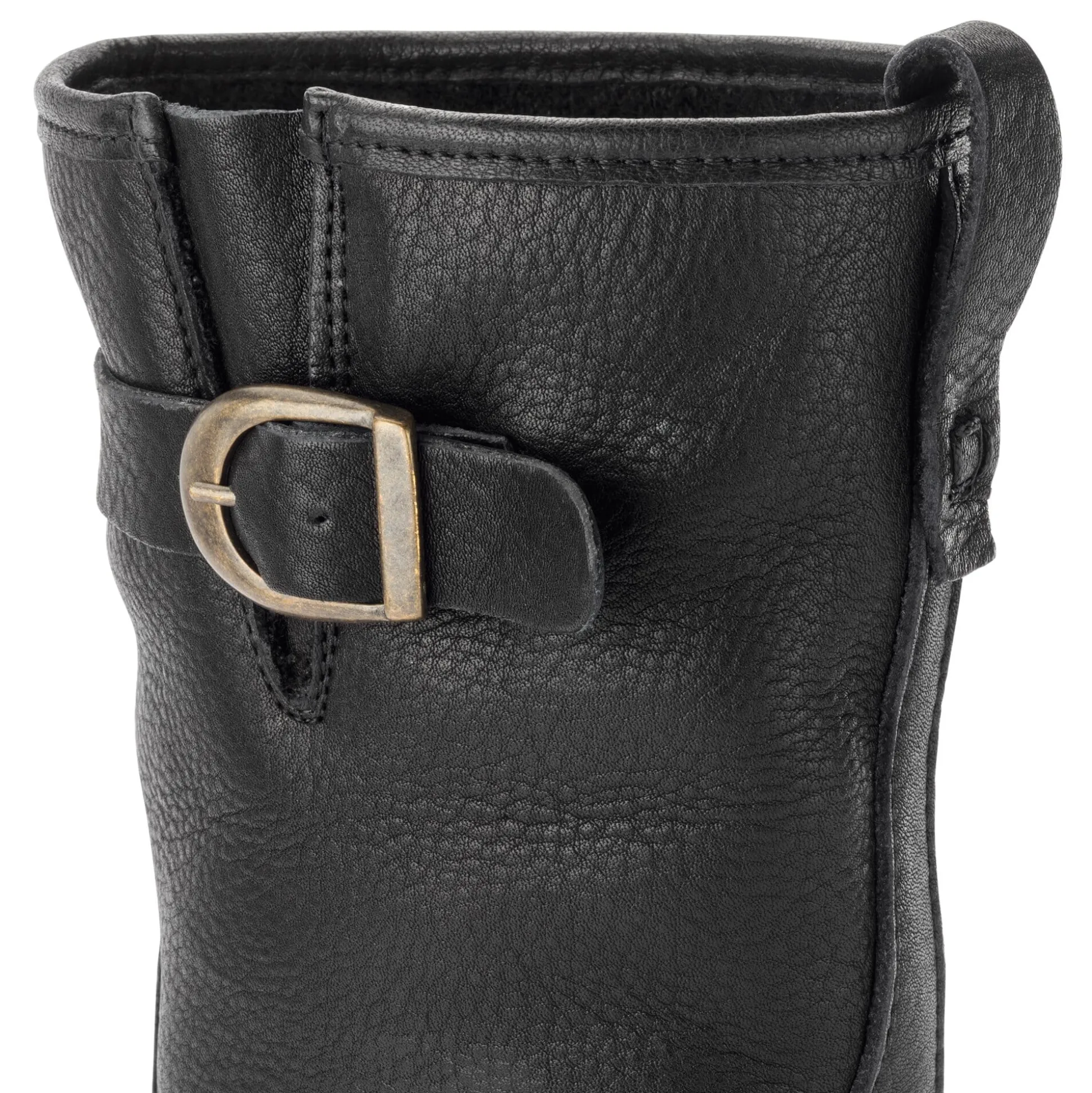 Damenhalbstiefel Rindleder gefüttert