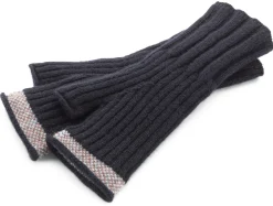 Damen-Handschuh fingerlos, Dunkelblau