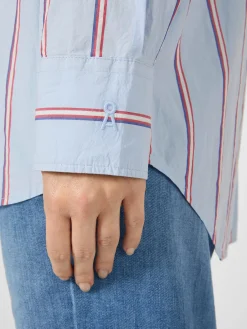 Damen-Hemdbluse gestreift