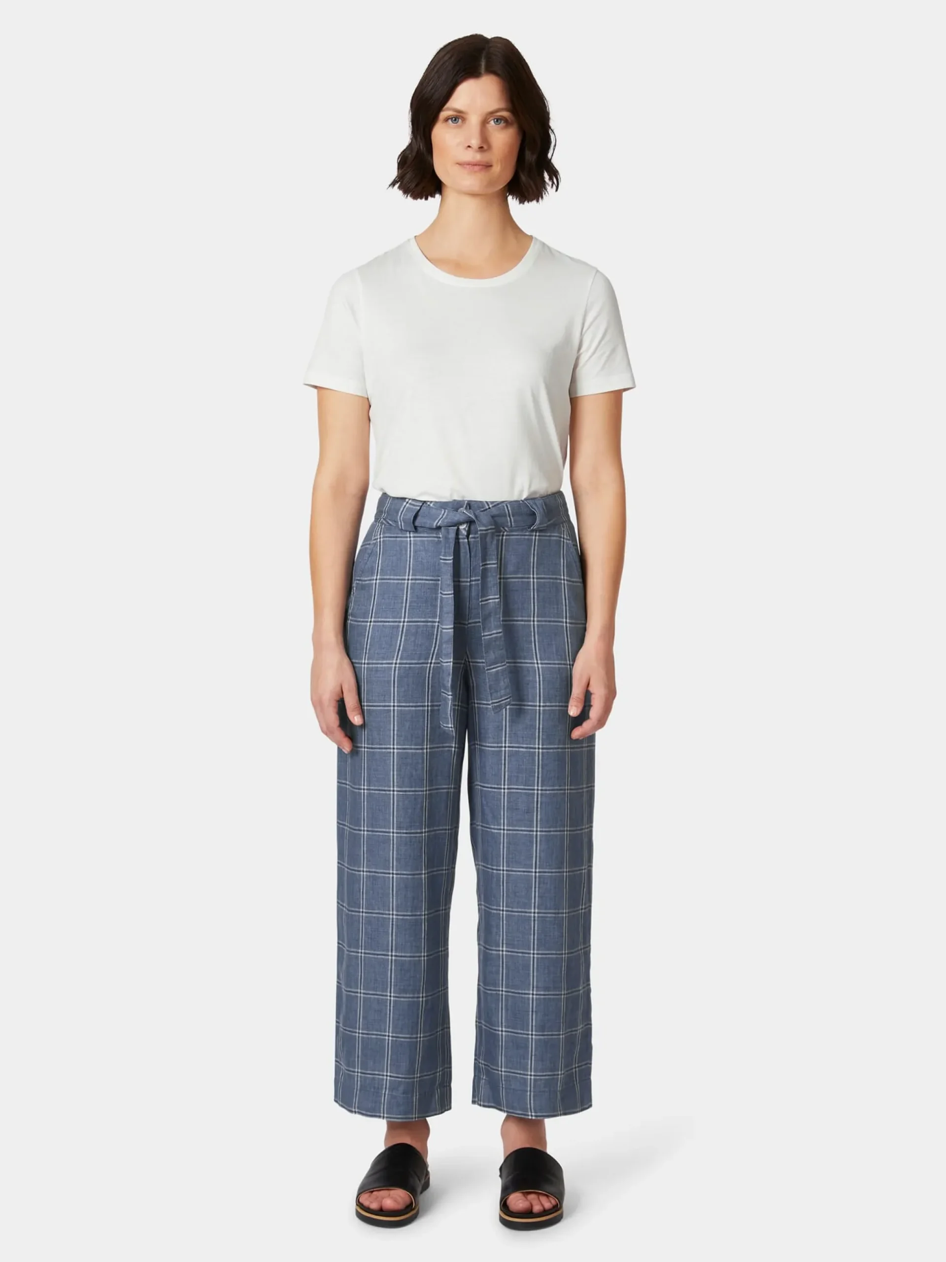 Damenhose kariert