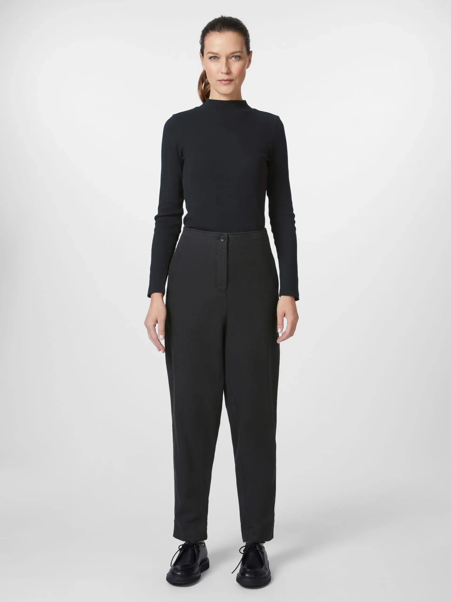 Damenhose Saumaufschlag