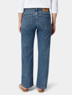 Damenjeans gerades Bein