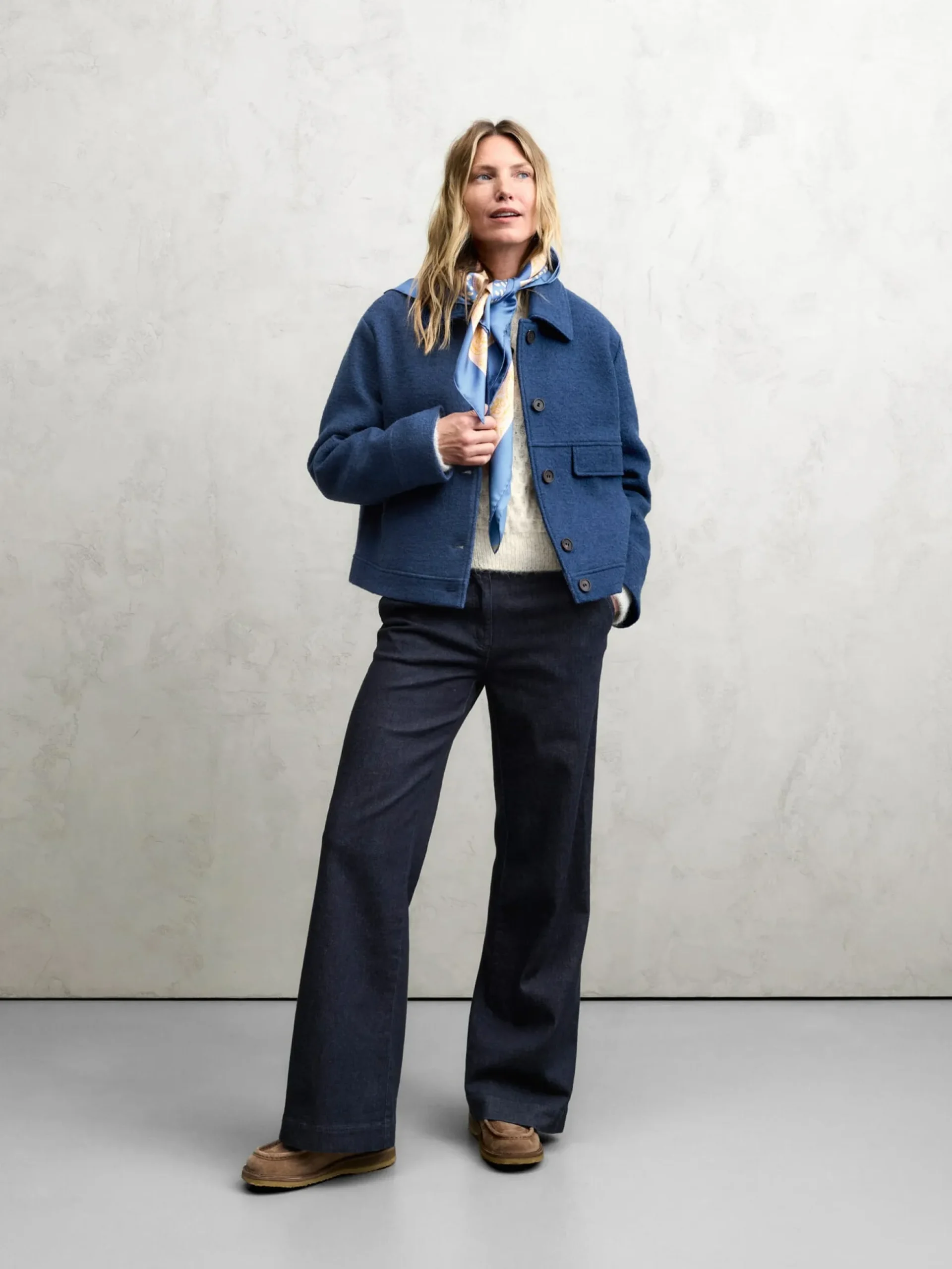 Damenjeans mit Wollanteil