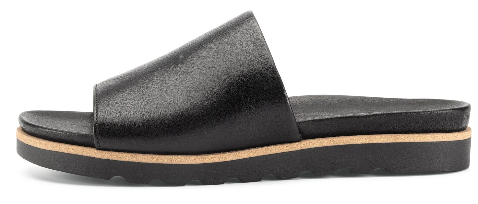 Damen-Lederpantolette
