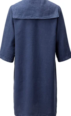 Damen-Leinenkleid