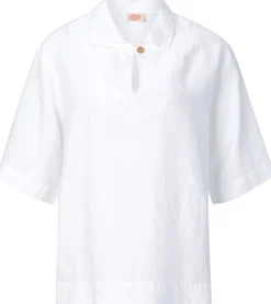 Damen-Leinenschlupfbluse