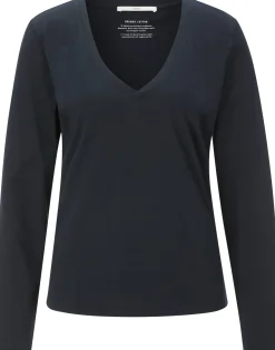 Damen-Longsleeve V-Ausschnitt