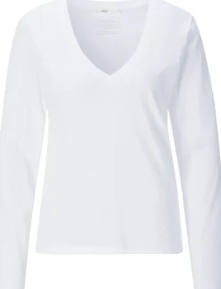 Damen-Longsleeve V-Ausschnitt