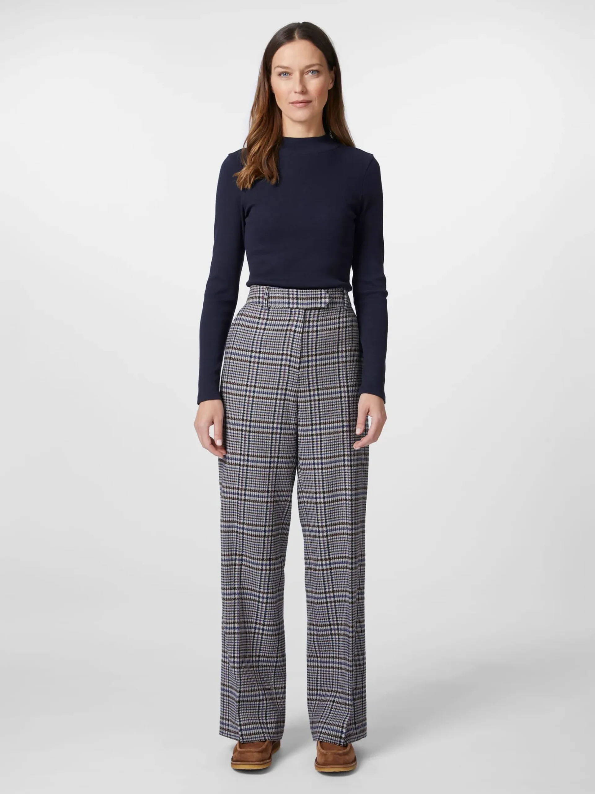 Damen-Marlenehose Karo