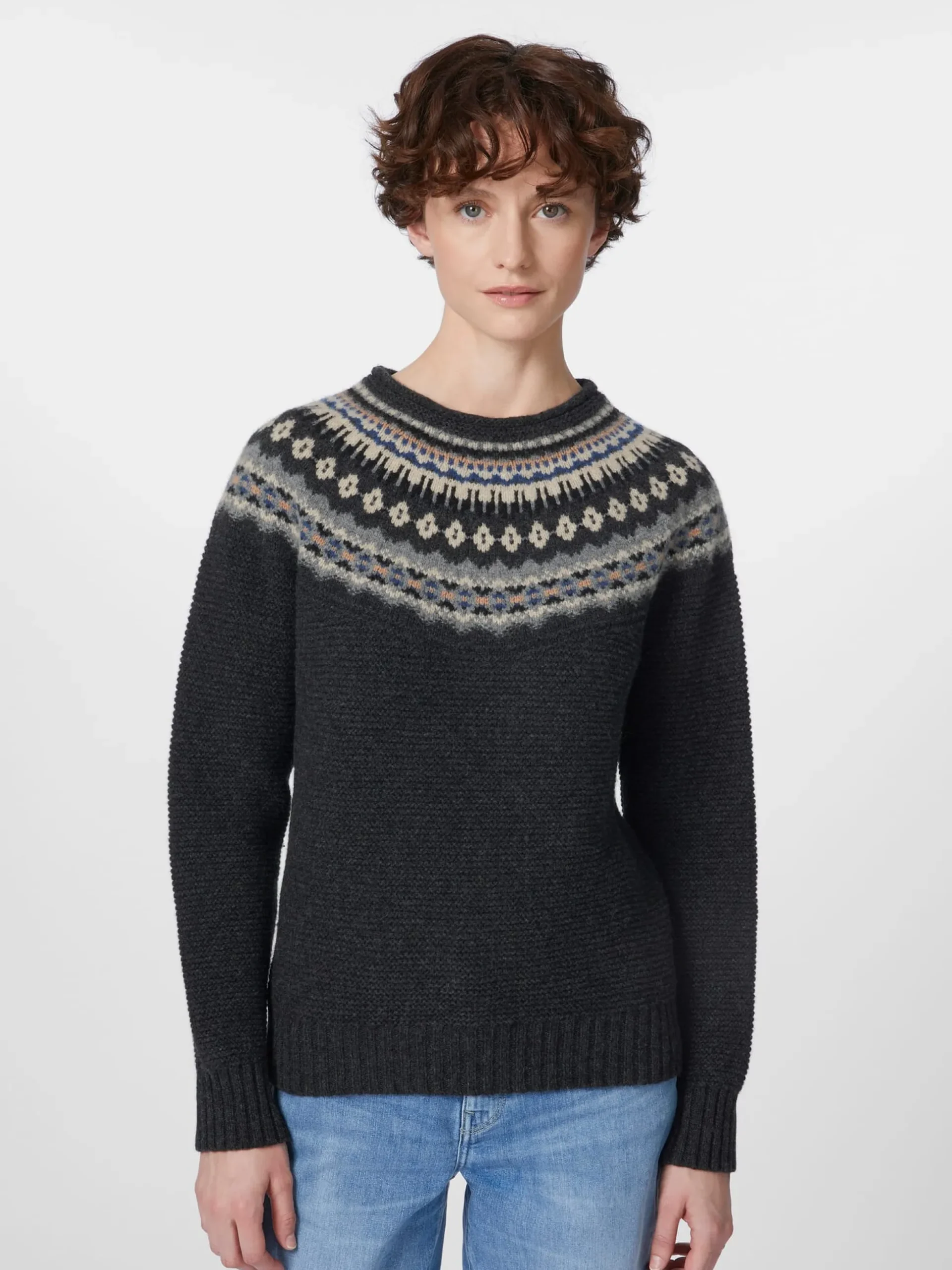 Damenpullover mit Passe