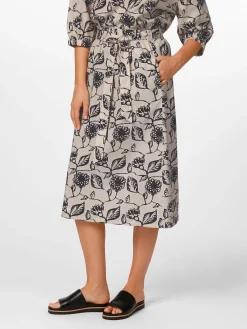 Damenrock Floral Print
