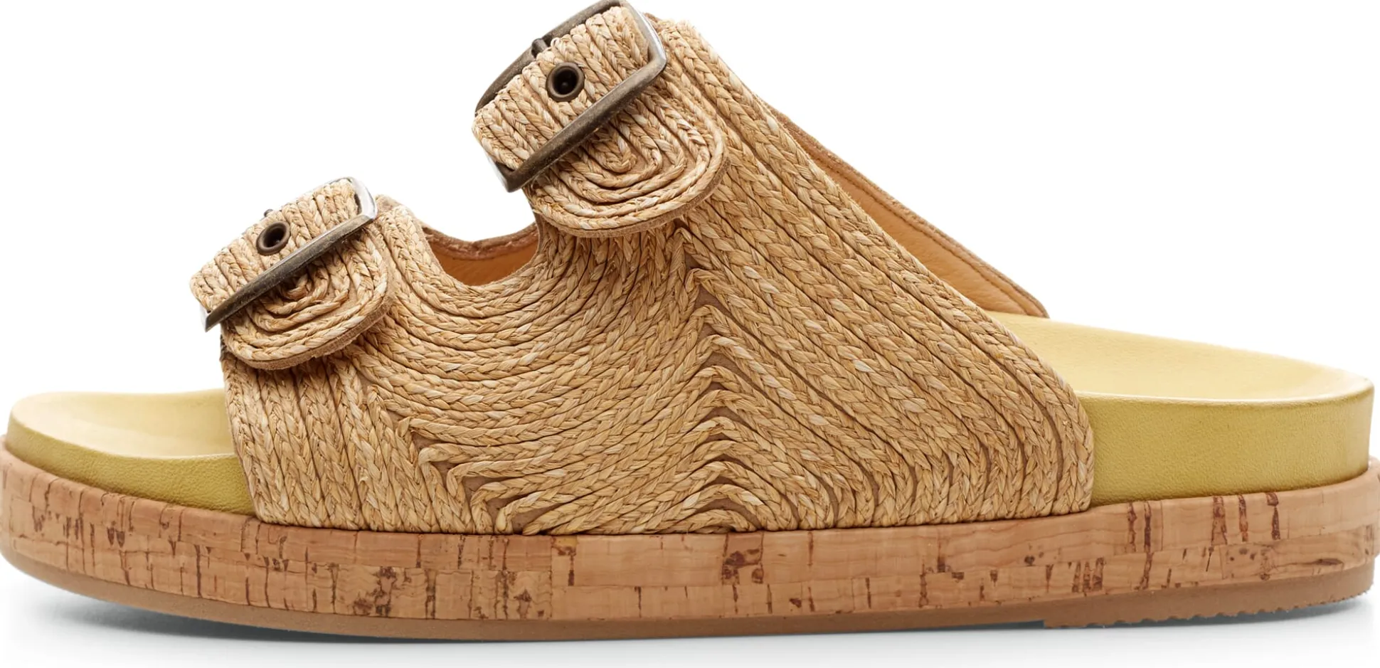 Damensandale Raffia