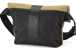 Damen-Schultertasche Hirschleder, Oliv