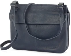 Damen-Schultertasche Rindleder