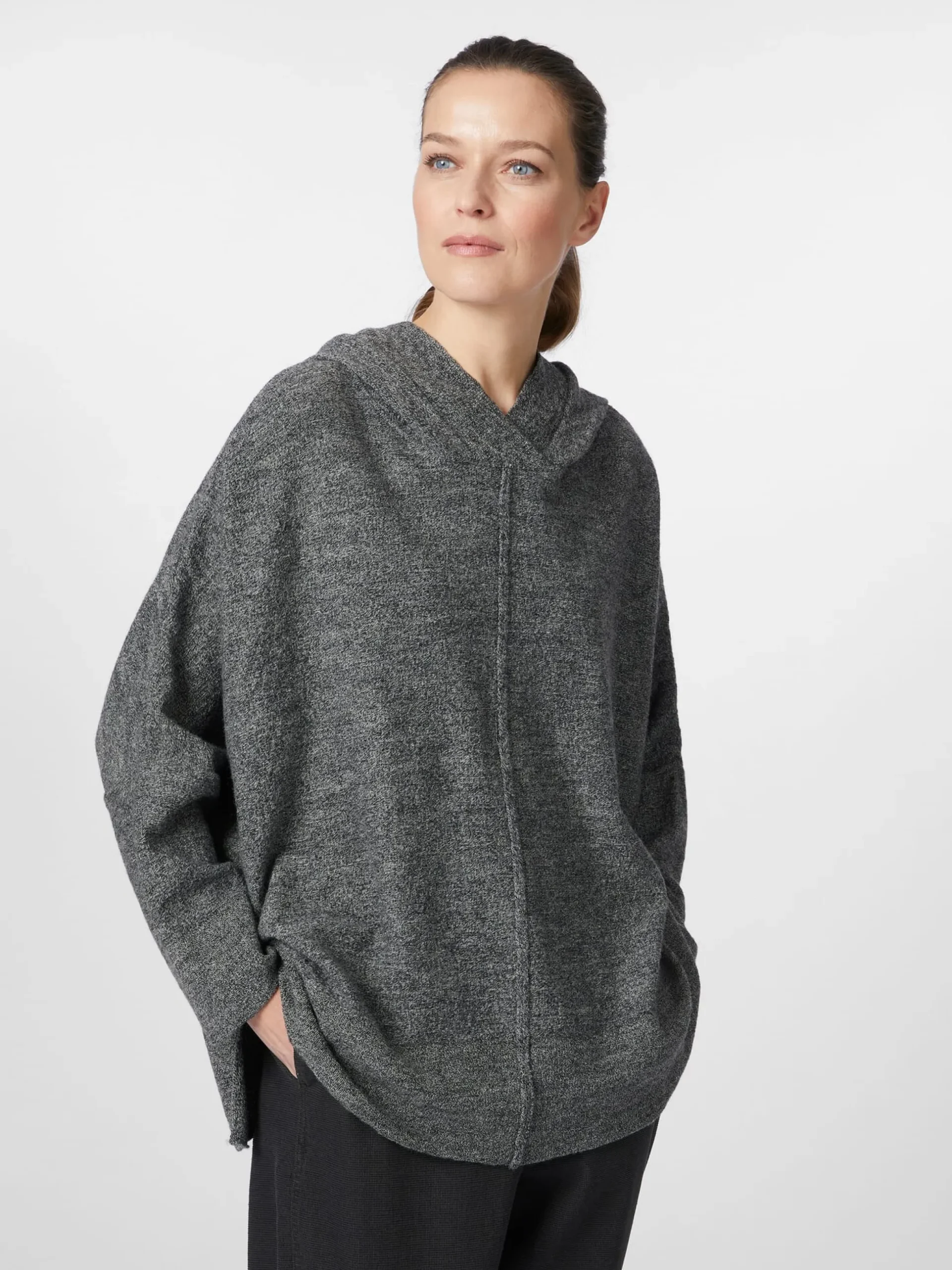 Damen-Strick-Hoodie