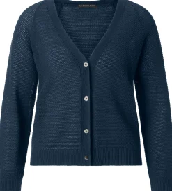 Damen-Strickjacke geknöpft