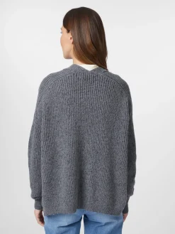 Damen-Strickjacke Rippe