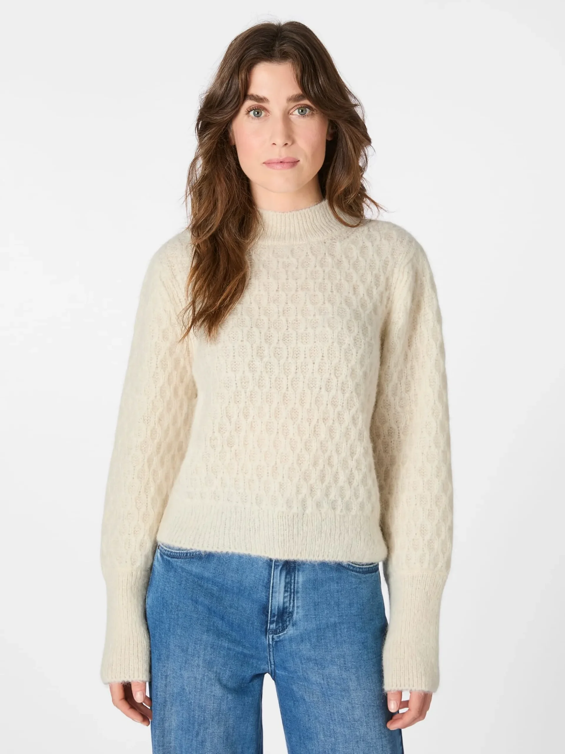 Damen-Strickpullover Alpaka