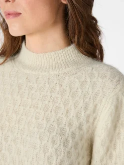 Damen-Strickpullover Alpaka