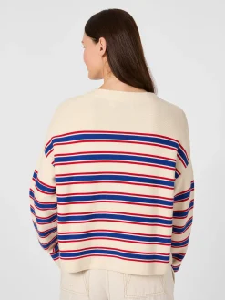 Damen-Strickpullover Streifen