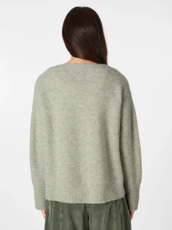Damen-Strickpullover V-Ausschnitt