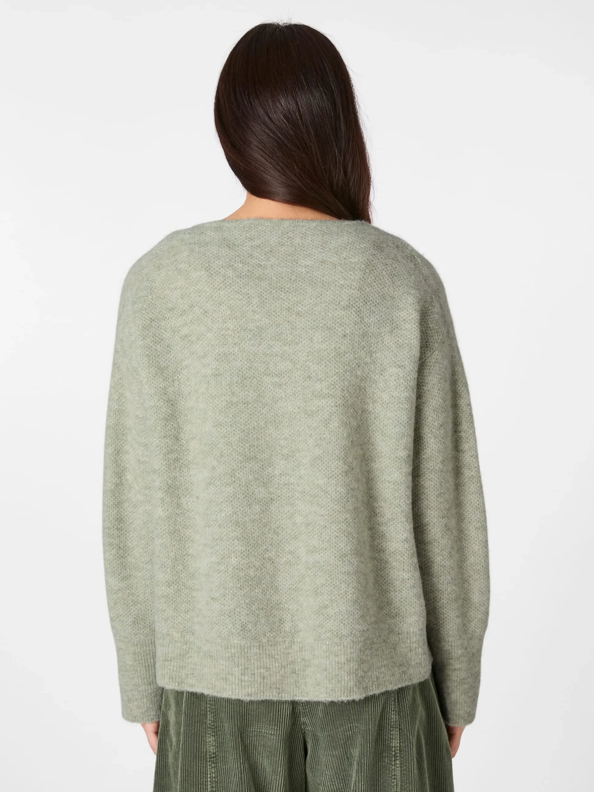 Damen-Strickpullover V-Ausschnitt