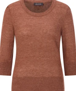 Damen-Strickshirt Dreiviertelarm
