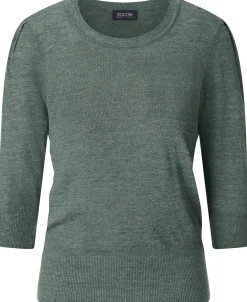 Damen-Strickshirt Dreiviertelarm