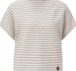 Damen-Strickshirt gestreift