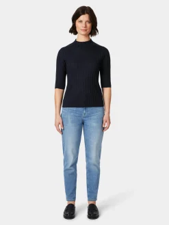 Damen-Strickshirt Halbarm
