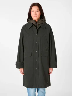Damen-Trenchcoat 2in1 mit Weste