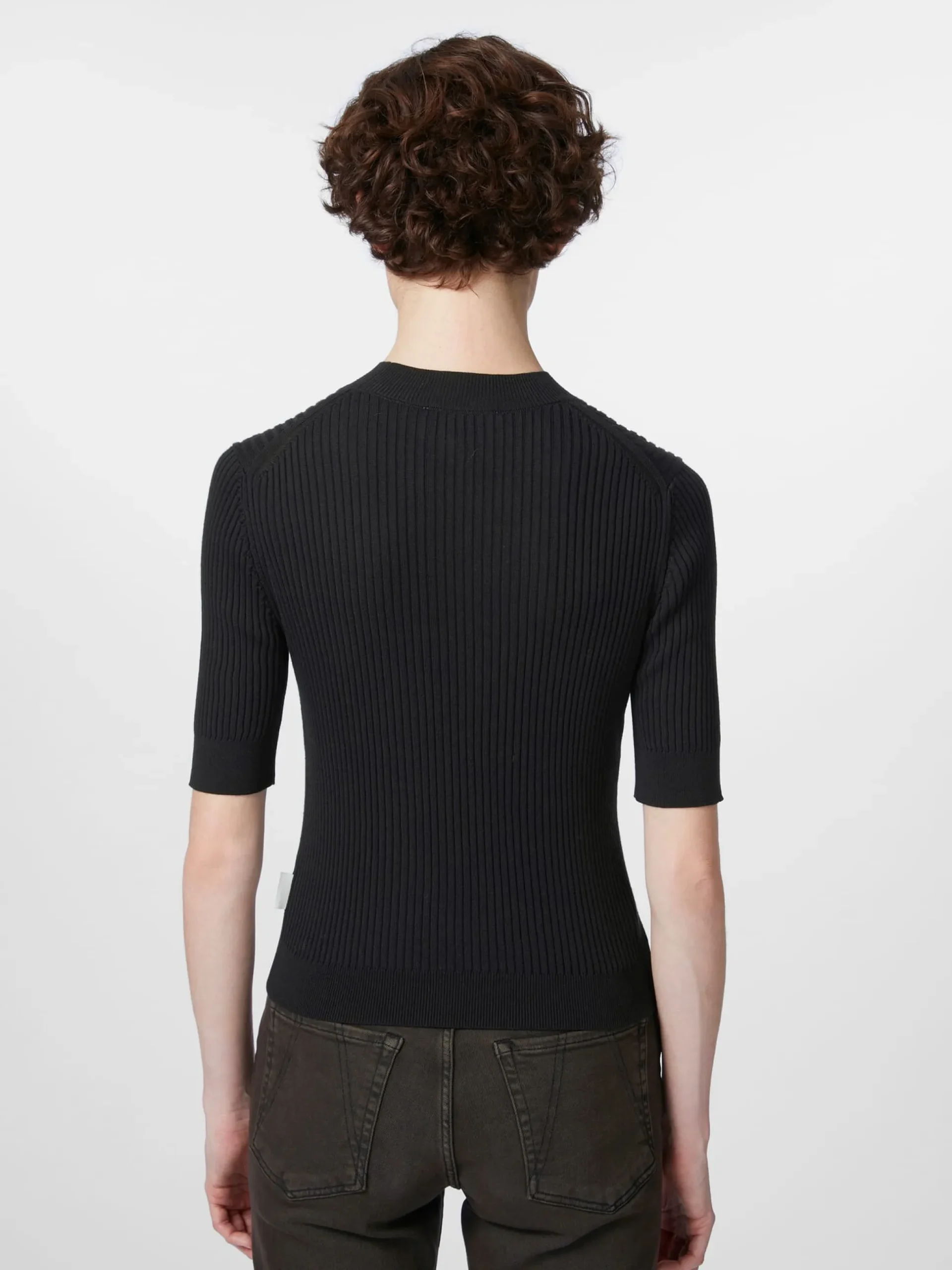 Damen-T-Shirt Rippe
